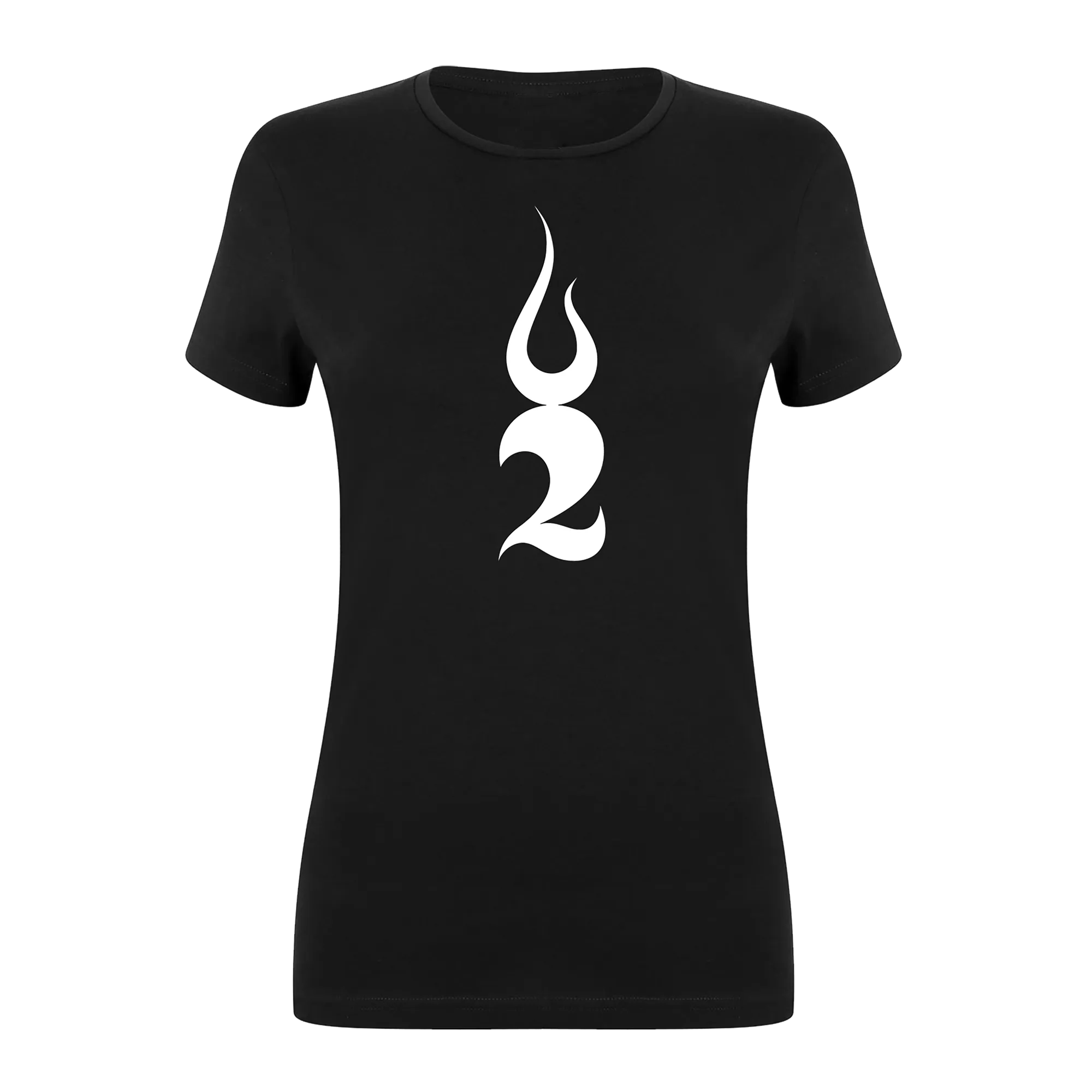 LOGO WOMEN'S BLACK T-SHIRT