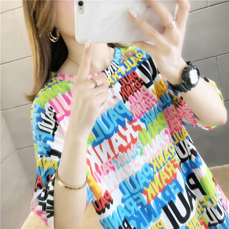 Loose short sleeve T-shirt