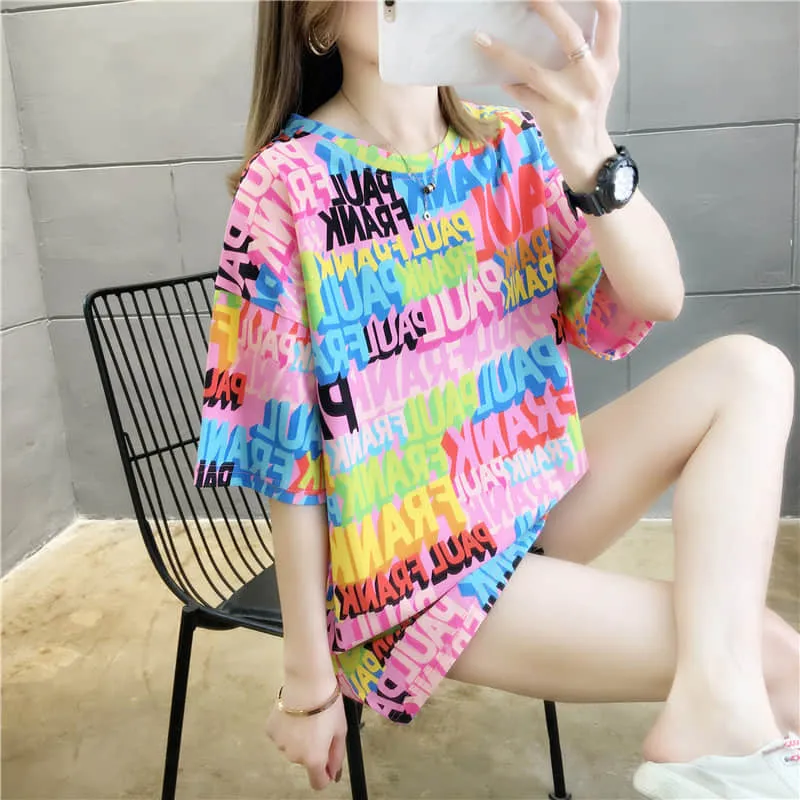Loose short sleeve T-shirt