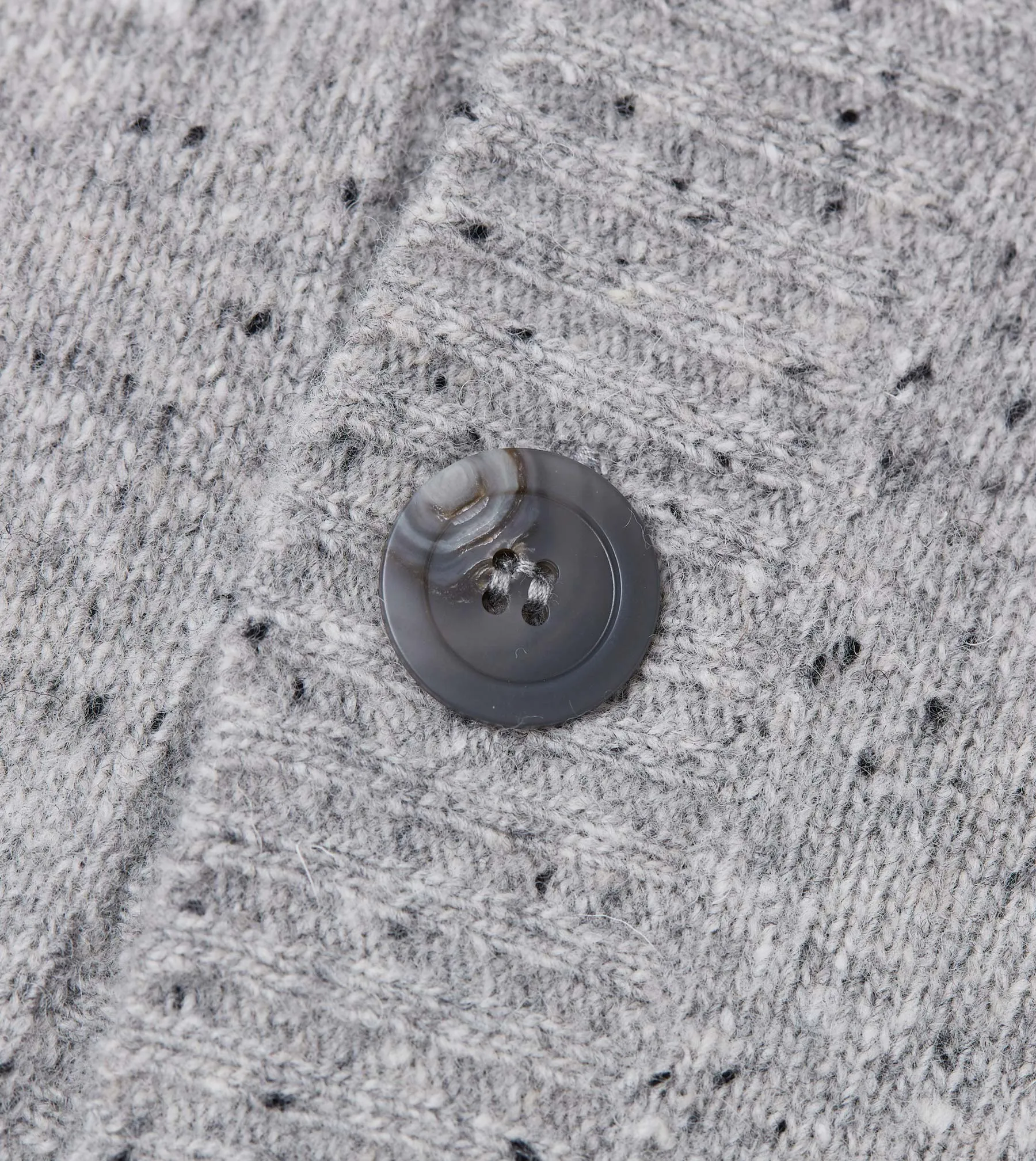 Lowgo Cardigan Grey Flec