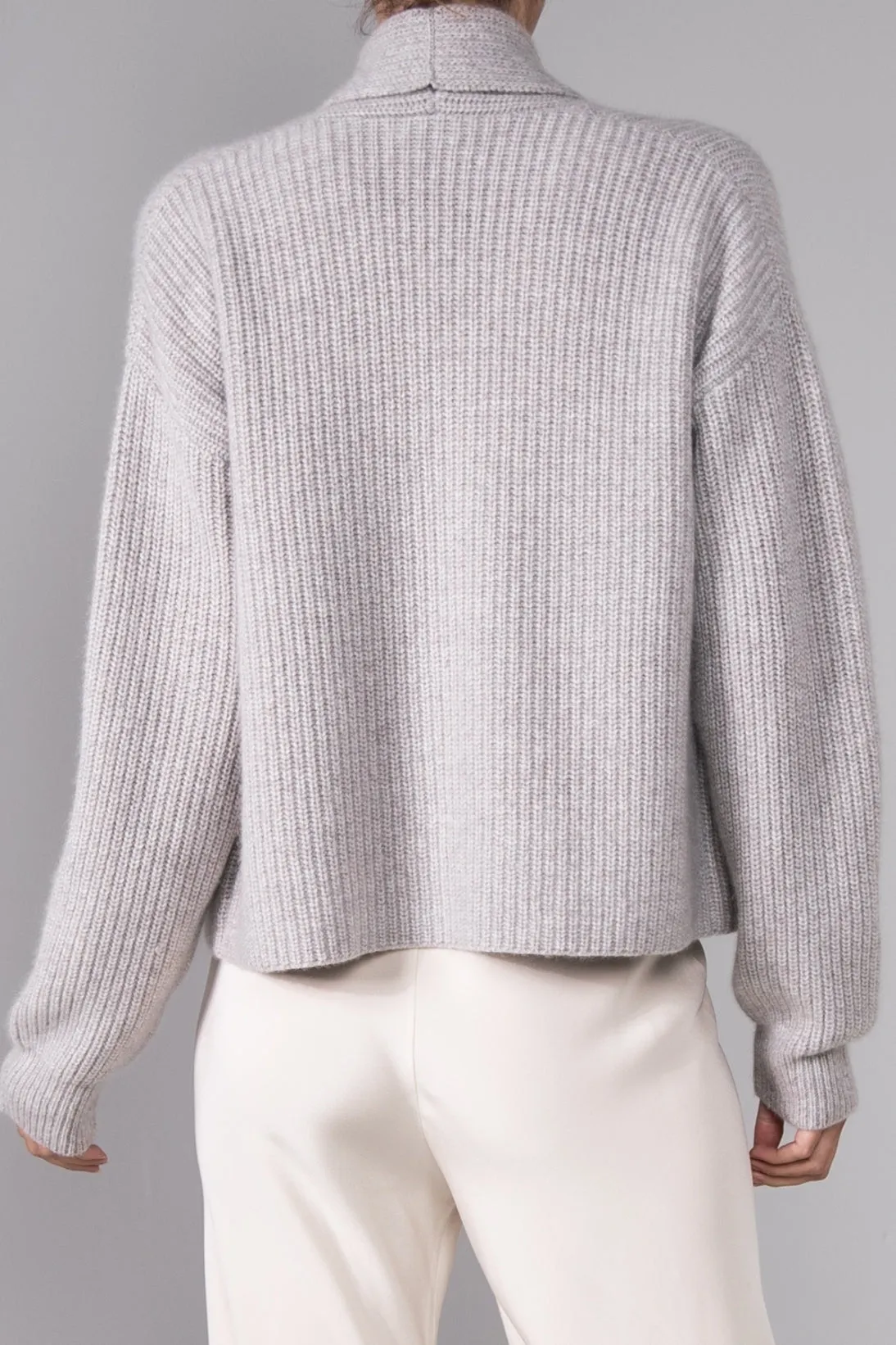 LUXE CHUNKY RIB CARDIGAN