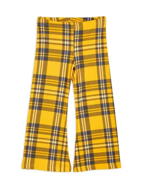 Mini Rodini Check AOP Flared Trousers