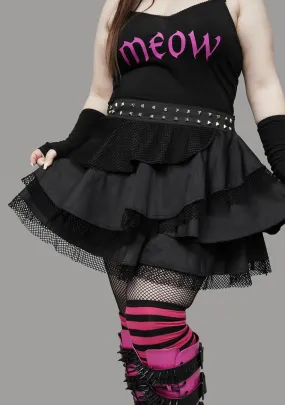 Miss Shadow Dancer Layered Ruffle Skirt