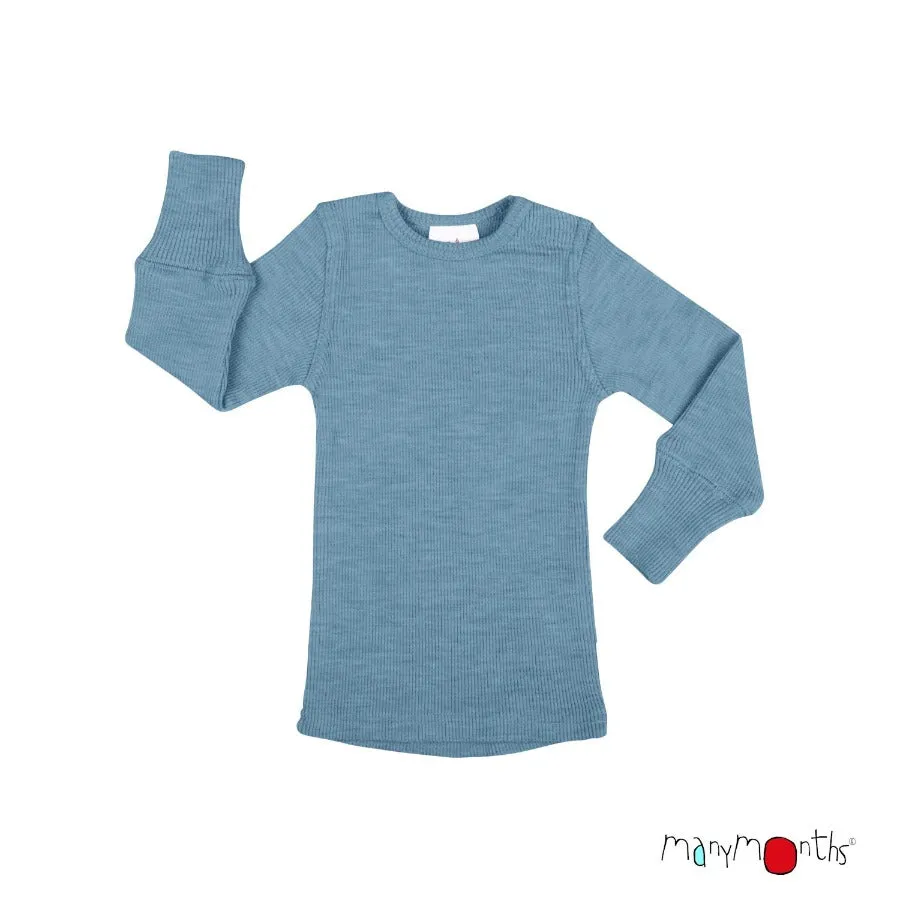 Natural Woollies Long Sleeve Shirt by ManyMonths
