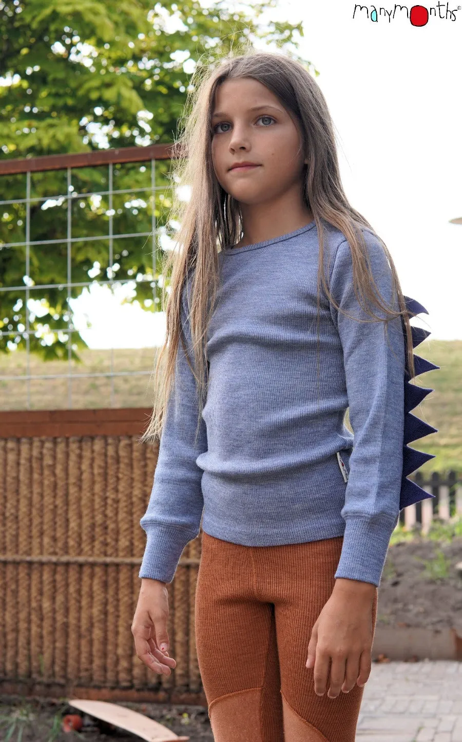 Natural Woollies Long Sleeve Shirt by ManyMonths