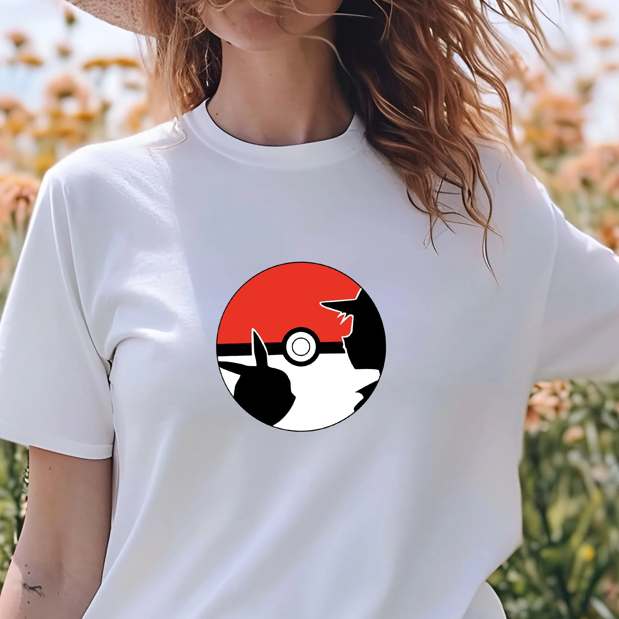 Pokemon Ash Ketchum Pikachu Adult T-shirt