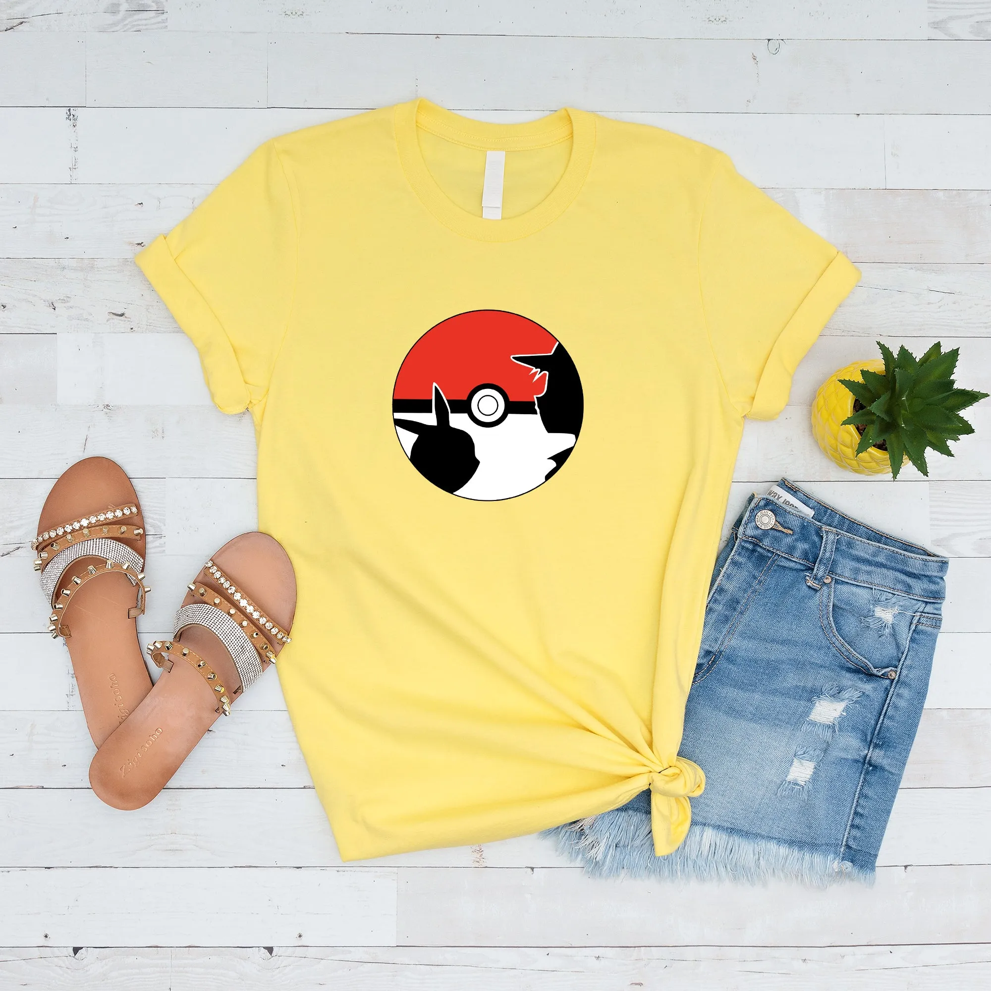 Pokemon Ash Ketchum Pikachu Adult T-shirt