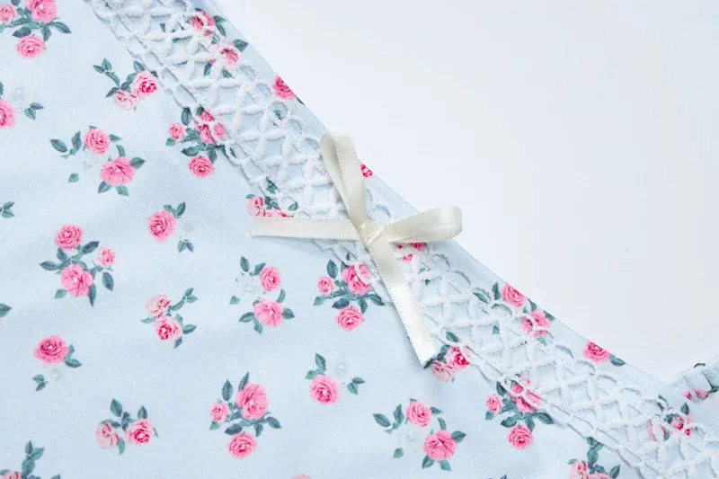 Printed Camisole Top Long Skirt Two-piece Set