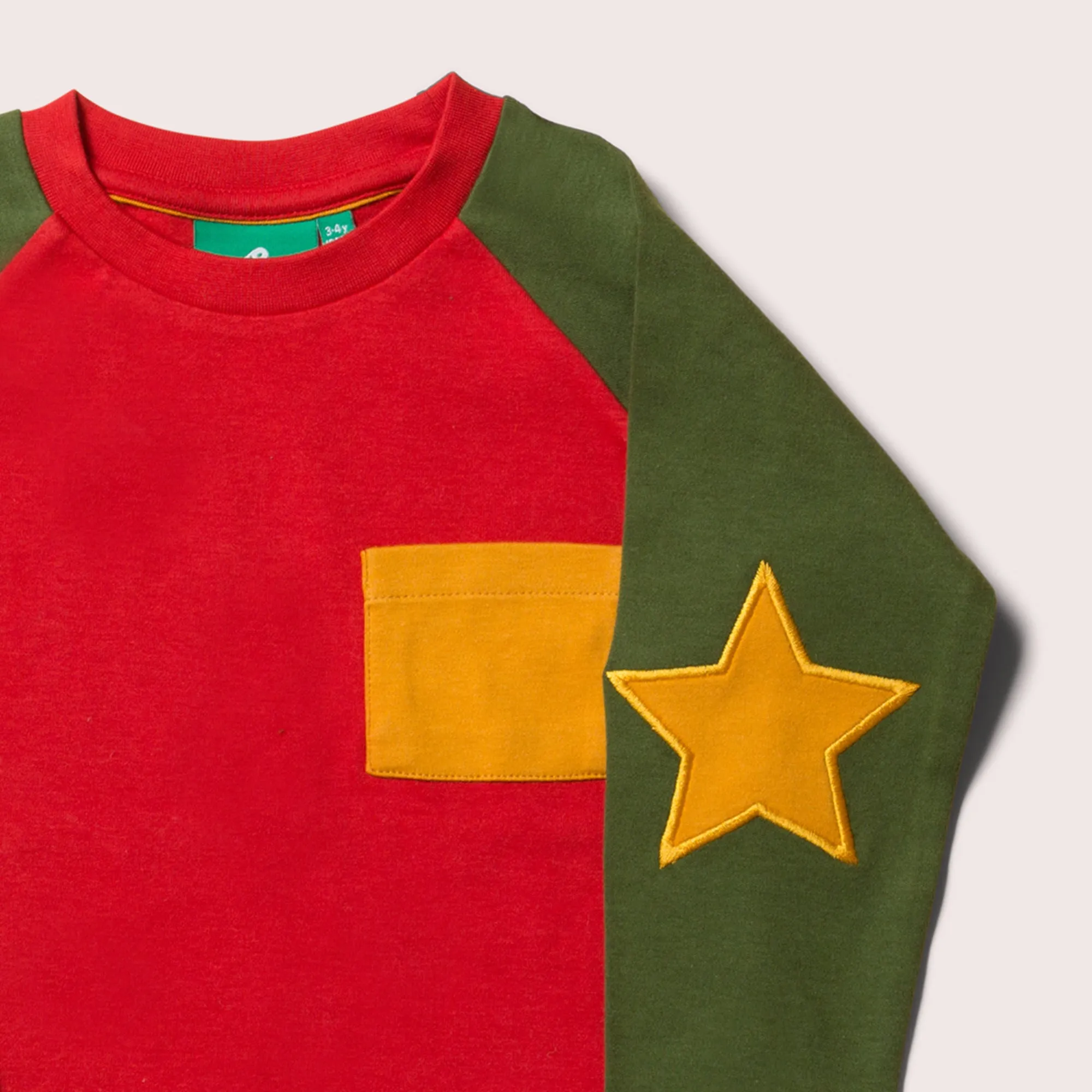 Red Long Sleeve Star T-Shirt