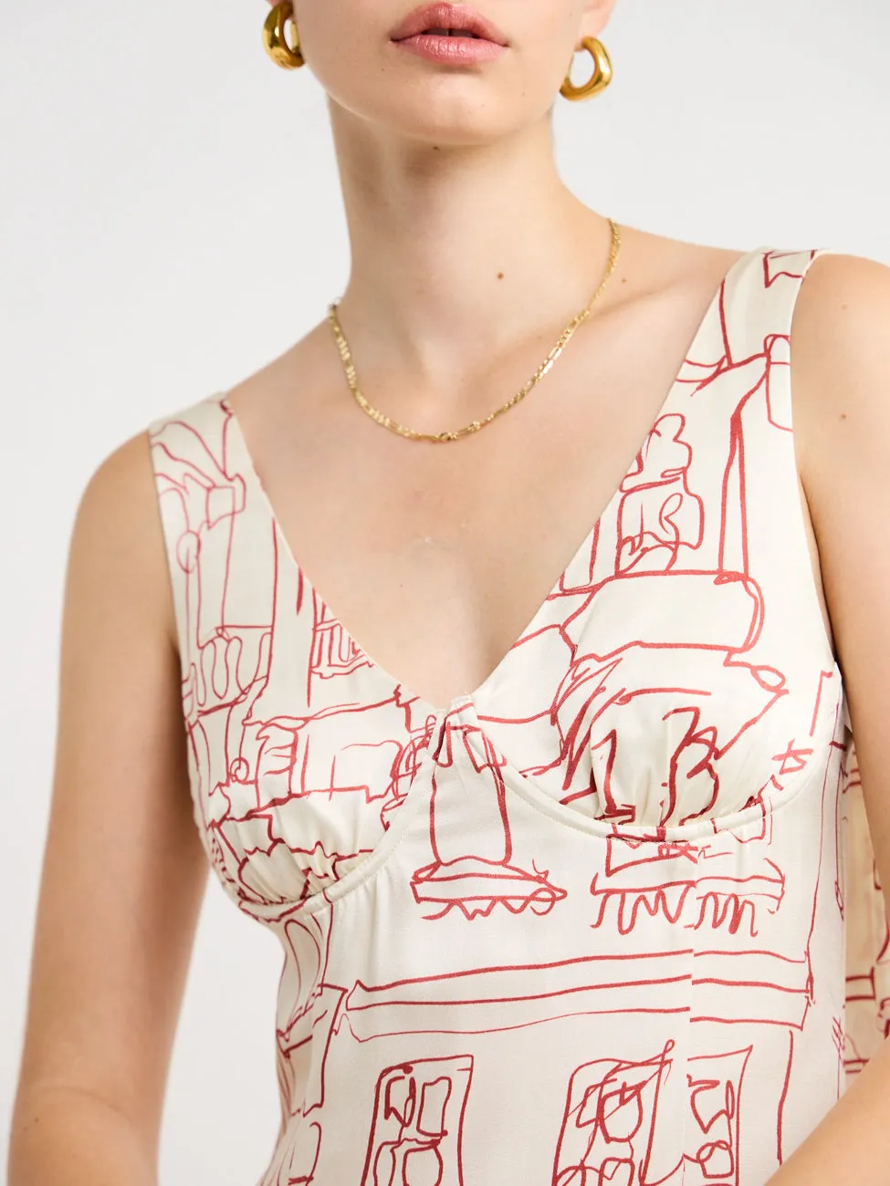 Roame Eiden Dress in Citta- Crema