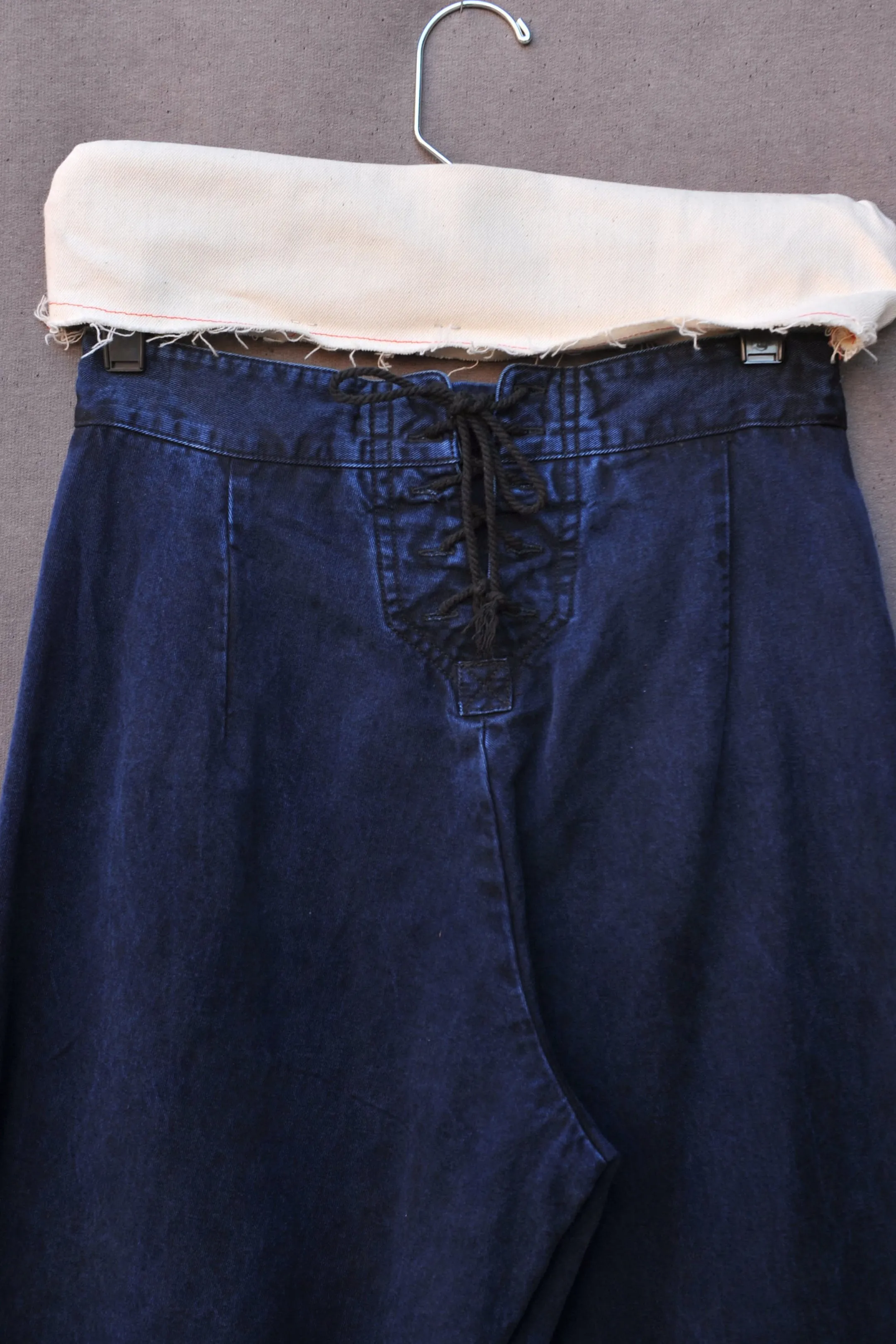 Sailor Pants - Stone Washed indigo -  M, L