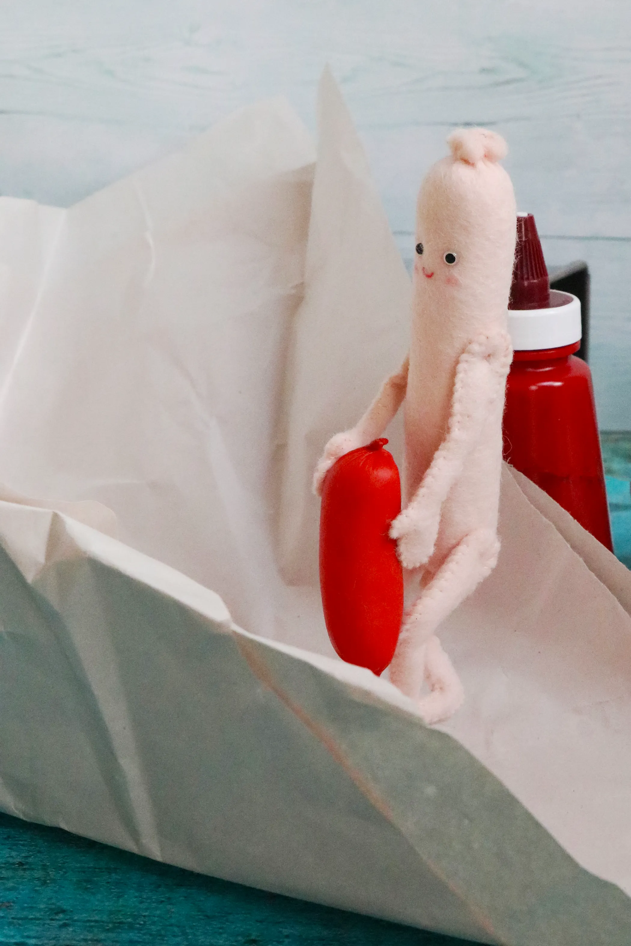 Sausage Man sewing pattern and printables.