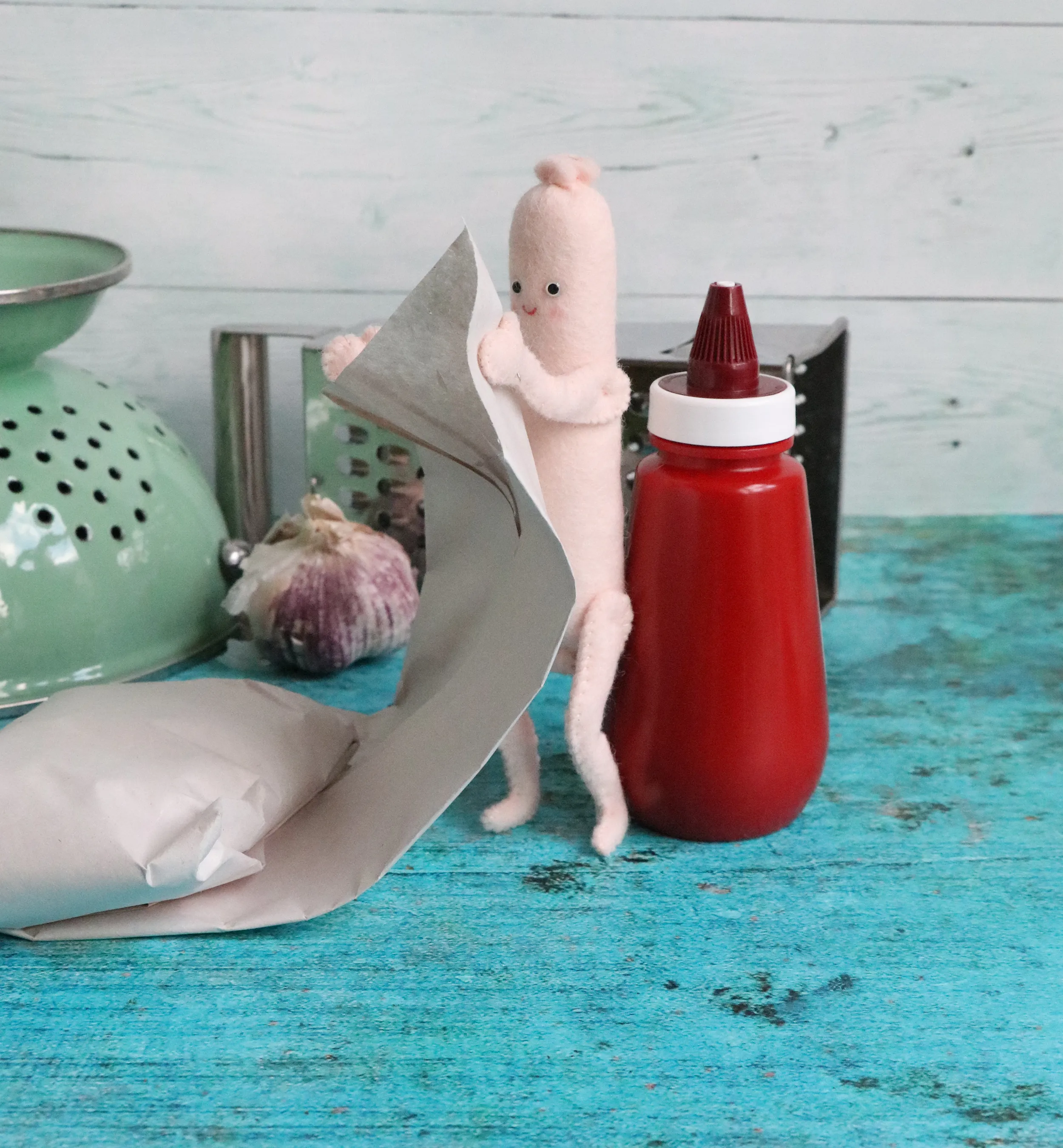 Sausage Man sewing pattern and printables.