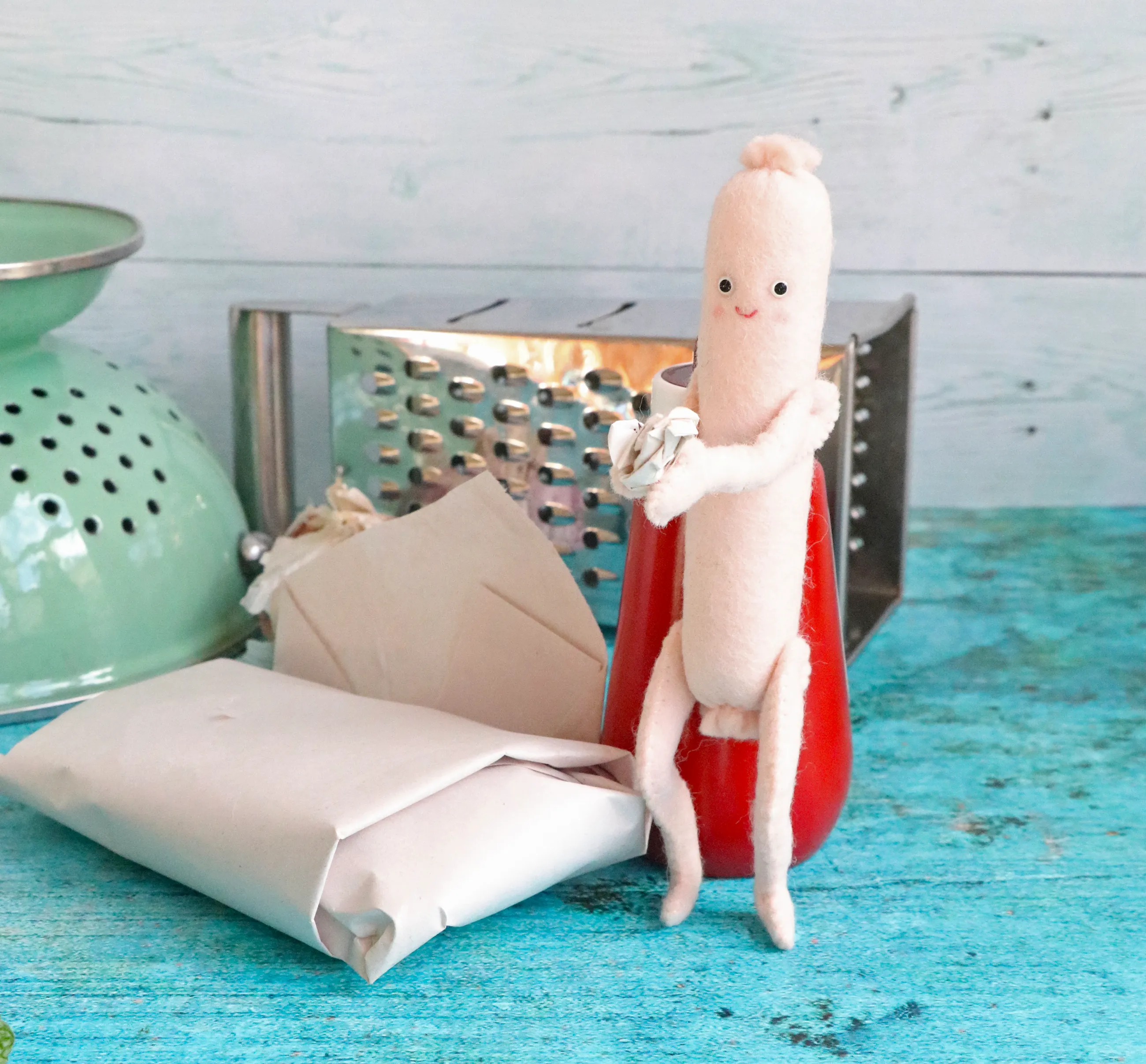Sausage Man sewing pattern and printables.