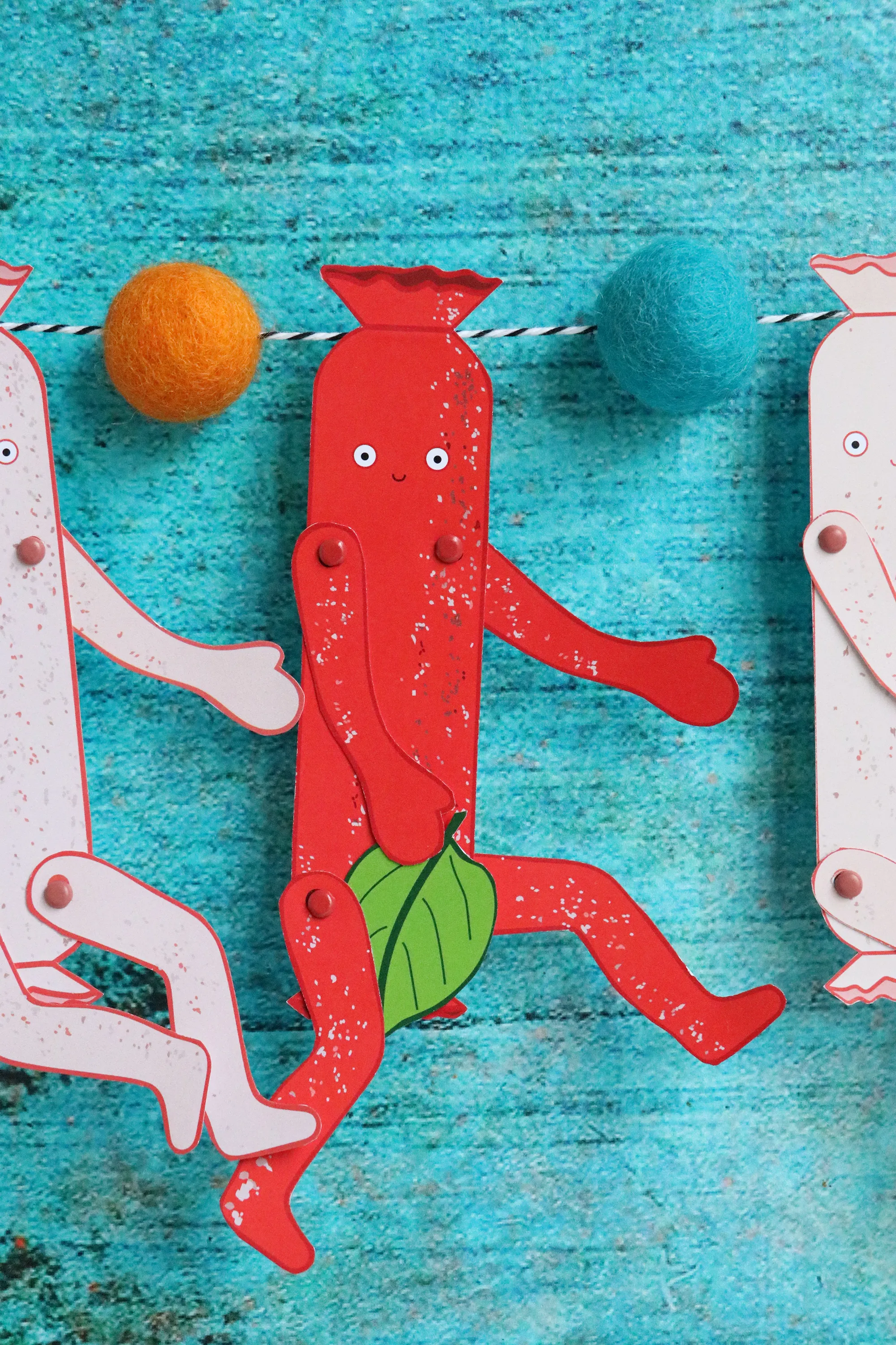 Sausage Man sewing pattern and printables.