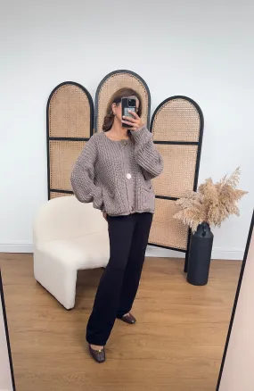 Sefa cardigan in mocha