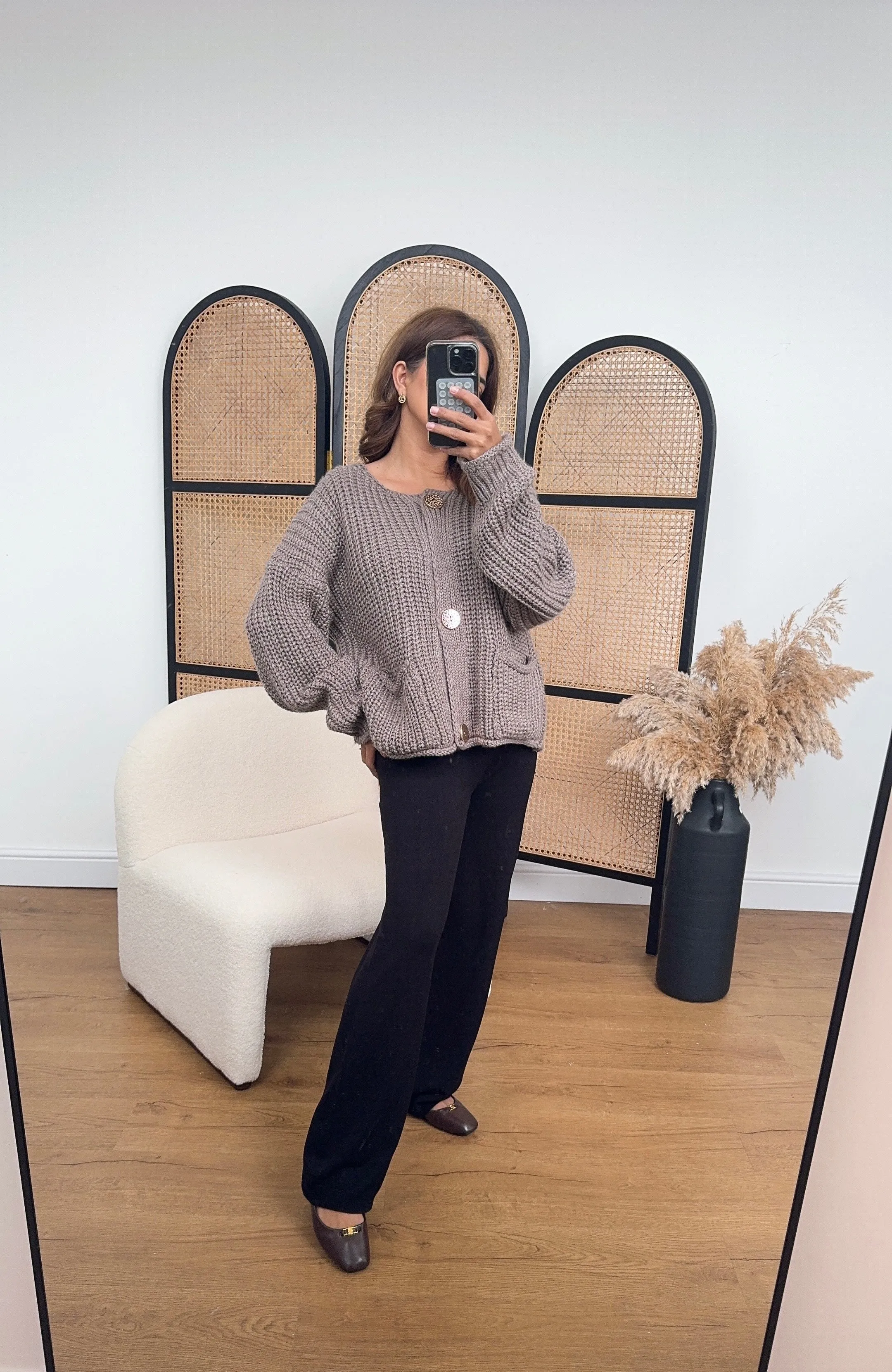 Sefa cardigan in mocha
