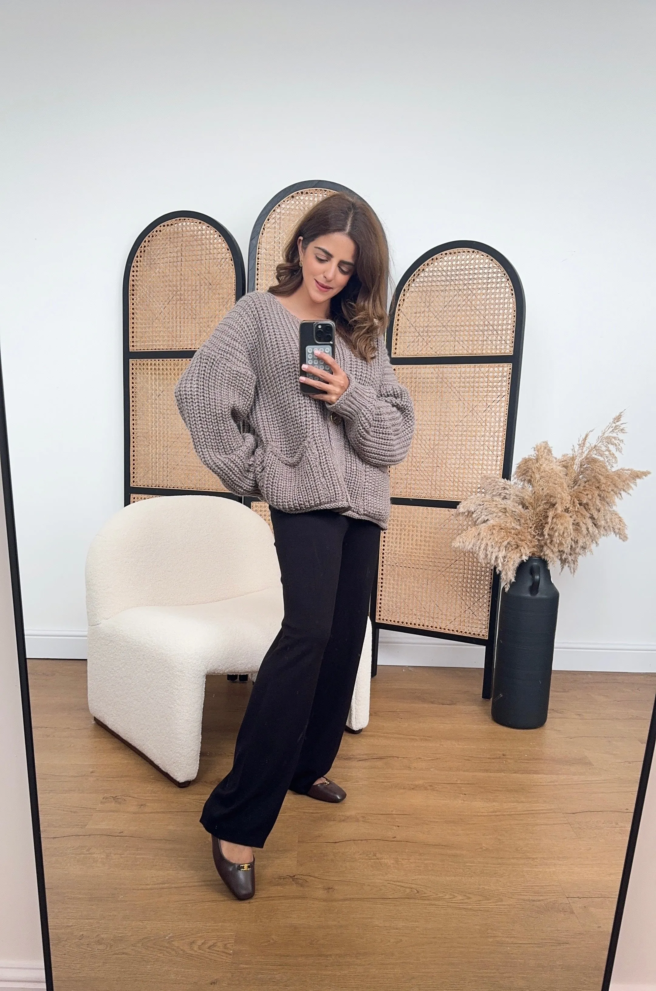 Sefa cardigan in mocha