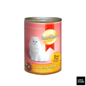 Smart Heart Cat Canned Food Tuna & Chunky Sardine 400g