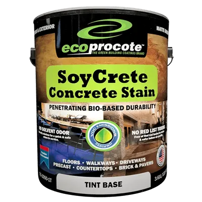SoyCrete Decorative Concrete Stain, Tint Base, 1 Gal