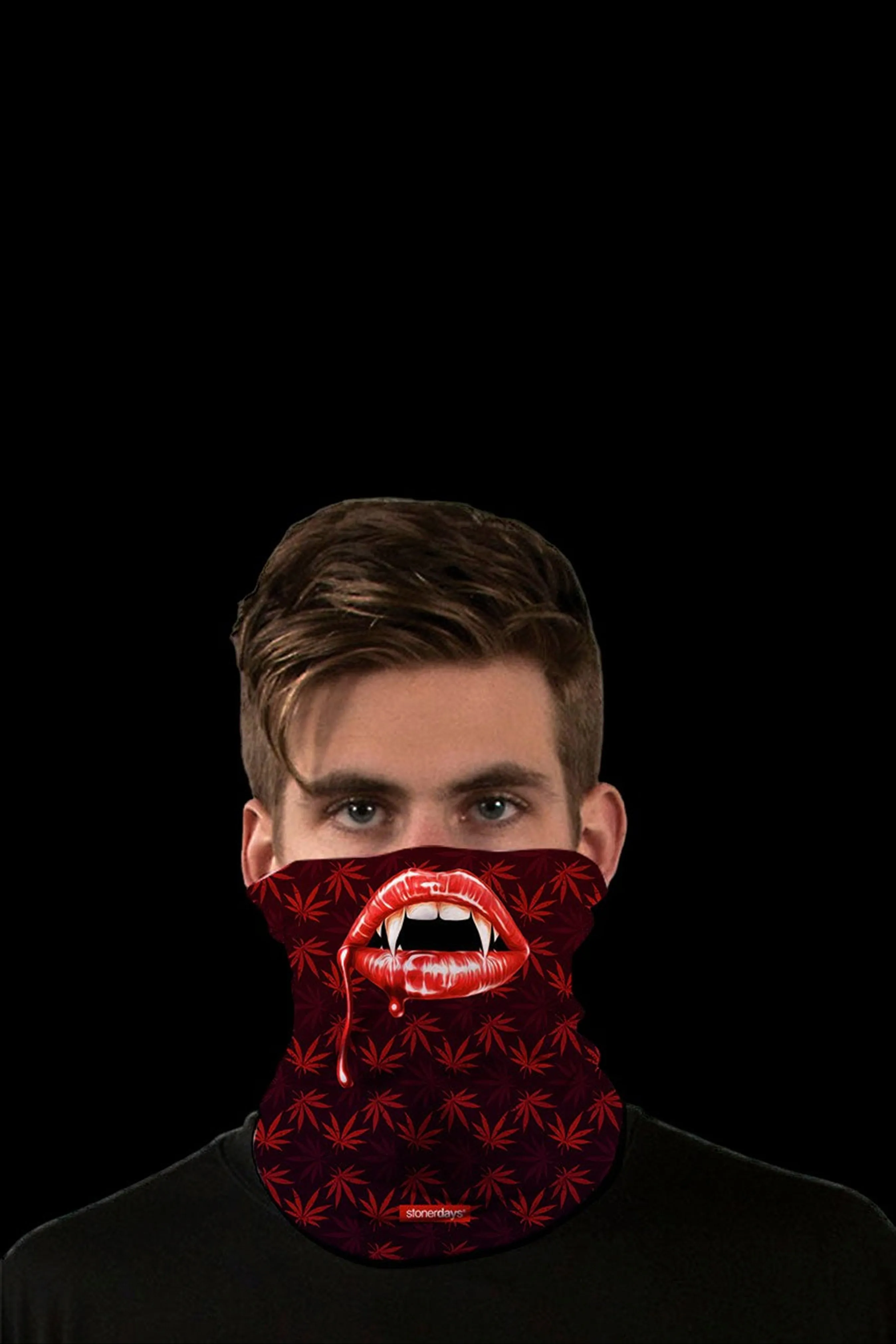 StonerDays Vampire Fangs Halloweed Scary Neck Gaiter