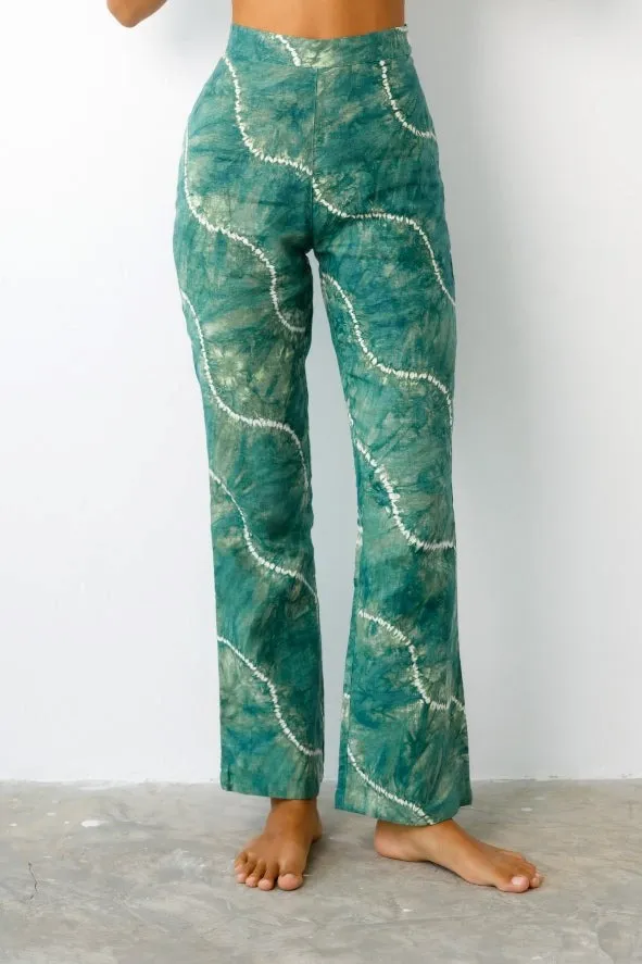SUNDOWNER PANT- FOREST GREEN