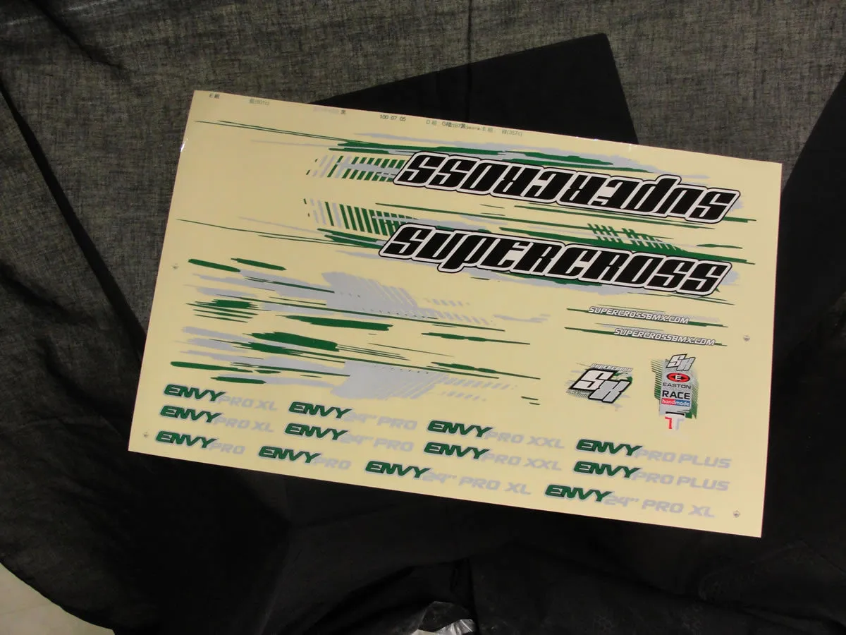Supercross BMX | 2012 ENVY Decal Kit