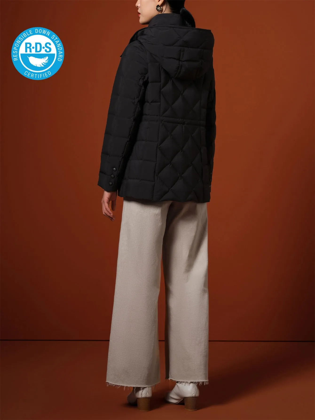 TANBOER Women's Fashion Hooded Versatile Jacket Goose Down