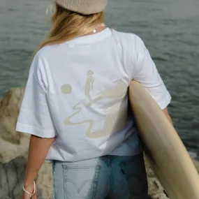 Travel Free Cropped Oversized T-Shirt