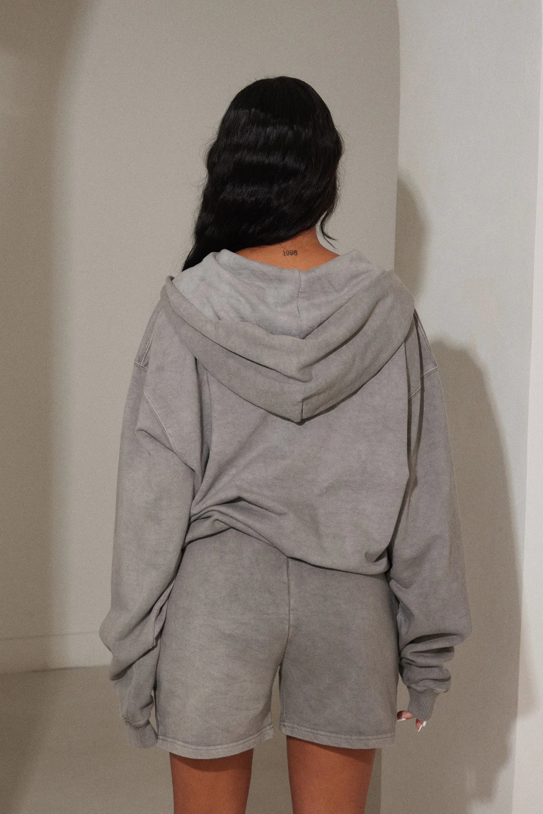 Unisex Zip Jacket - Grey Wash