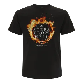 WAITING IS HELL BLACK T-SHIRT