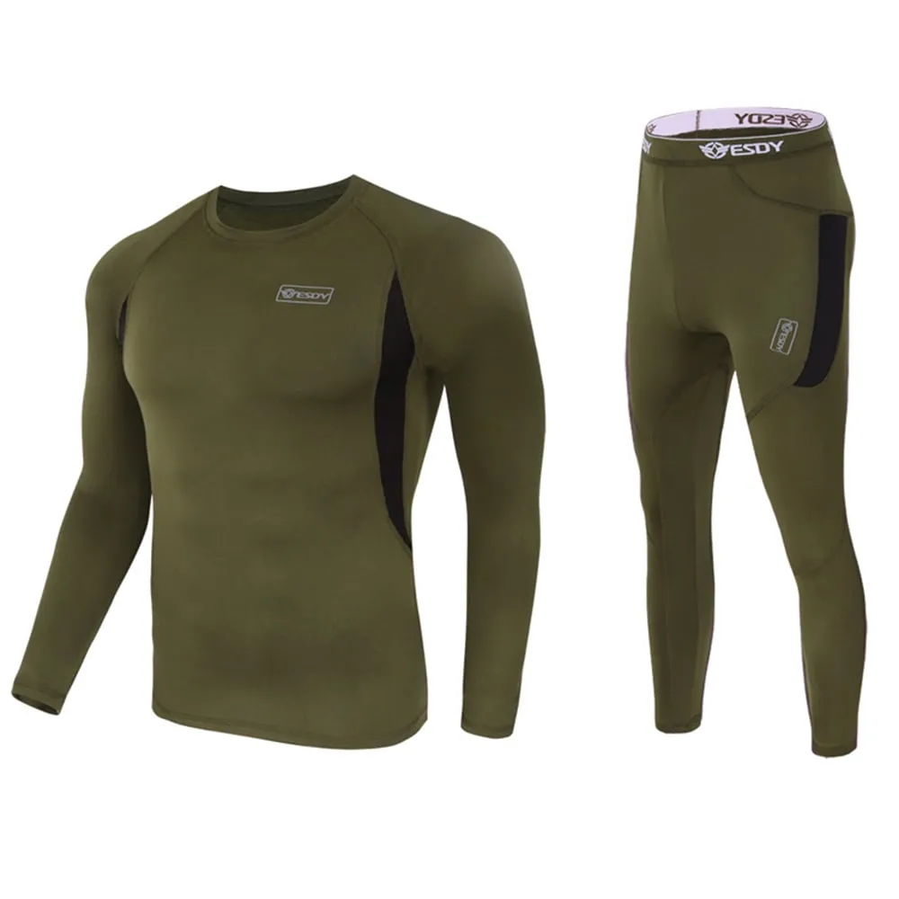 Warm Poly-Spandex Thermal Set