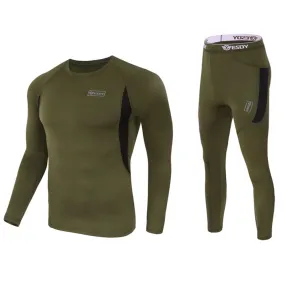 Warm Poly-Spandex Thermal Set