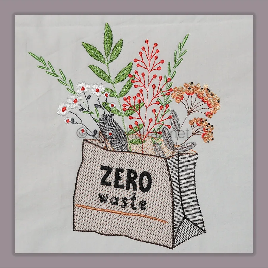 Wildflowers in Zero Waste Paper Bag Combo