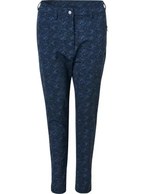 Women Elite Graphic 7/8 trousers (high waist)-4 Ways-Stretch