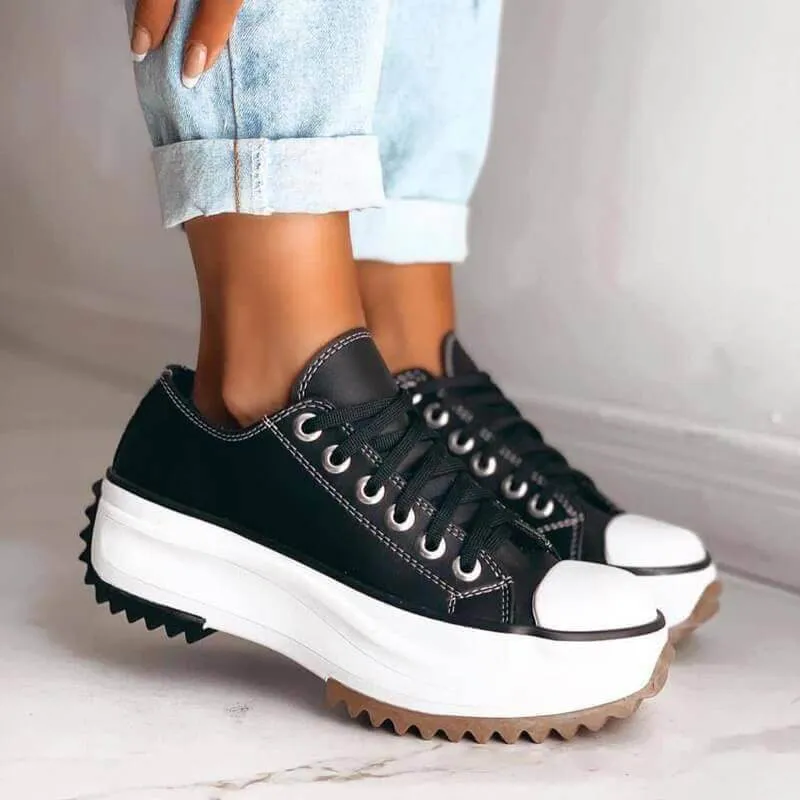 Women's Chunky Platform Sneakers: Casual & Trendy Design